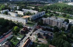 vue aérienne du quartier clemenceau