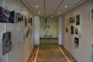 Photo de l'exposition dans le hall de la mairie 