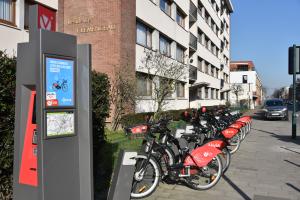 Photo d'une station V'Lille à Loos. 