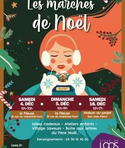 Affiche marchés de noël