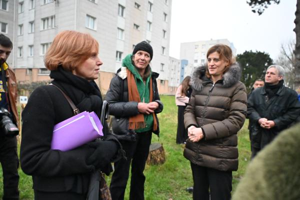 Visite d'une ministre à Loos
