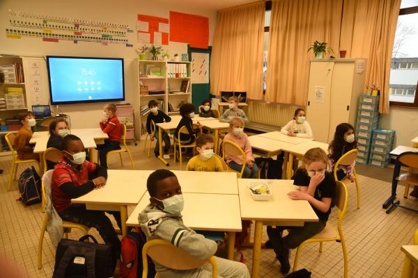 Présentation des écrans numériques interactifs à l'école Sand Daudet