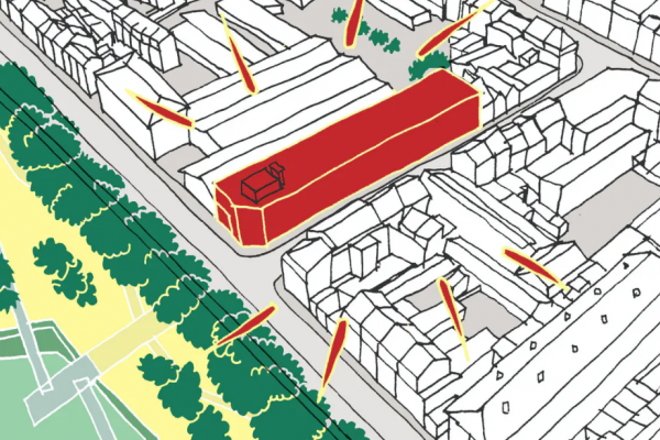 Vue d'implantation dans le quartier