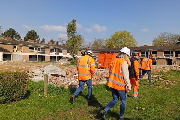 Photo du chantier du Foyer Salengro 