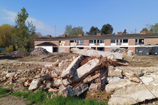 Photo du chantier du Foyer Salengro 