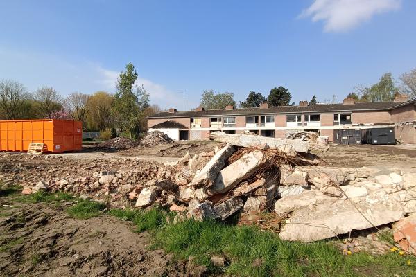 Photo du chantier du Foyer Salengro 