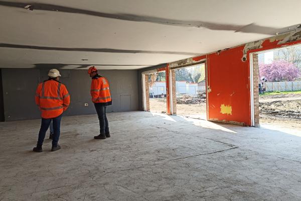 Photo du chantier du Foyer Salengro 
