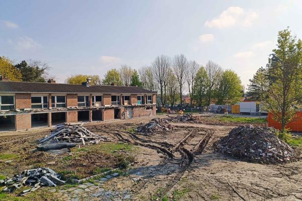 Photo du chantier du Foyer Salengro 