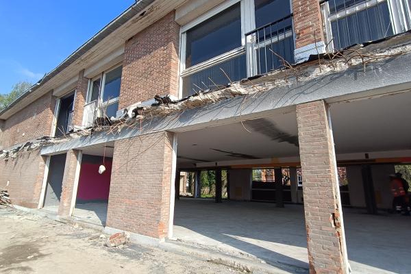 Photo du chantier du Foyer Salengro 