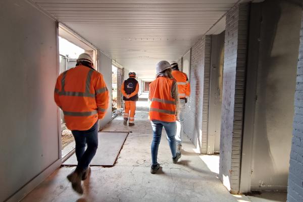 Photo du chantier du Foyer Salengro 
