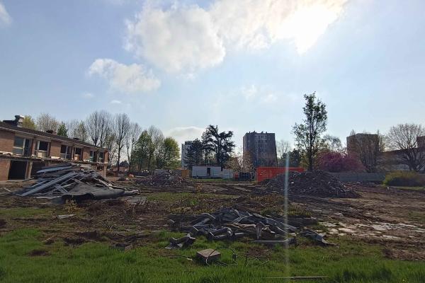 Photo du chantier du Foyer Salengro 