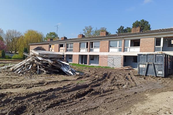 Photo du chantier du Foyer Salengro 