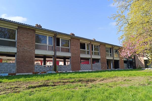 Photo du chantier du Foyer Salengro 