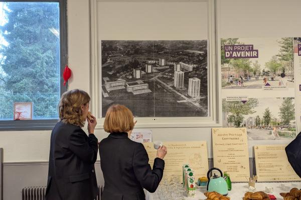 Visite d'une ministre