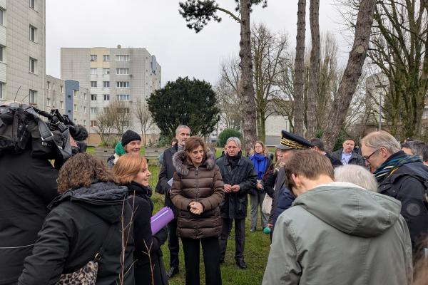 Visite d'une ministre